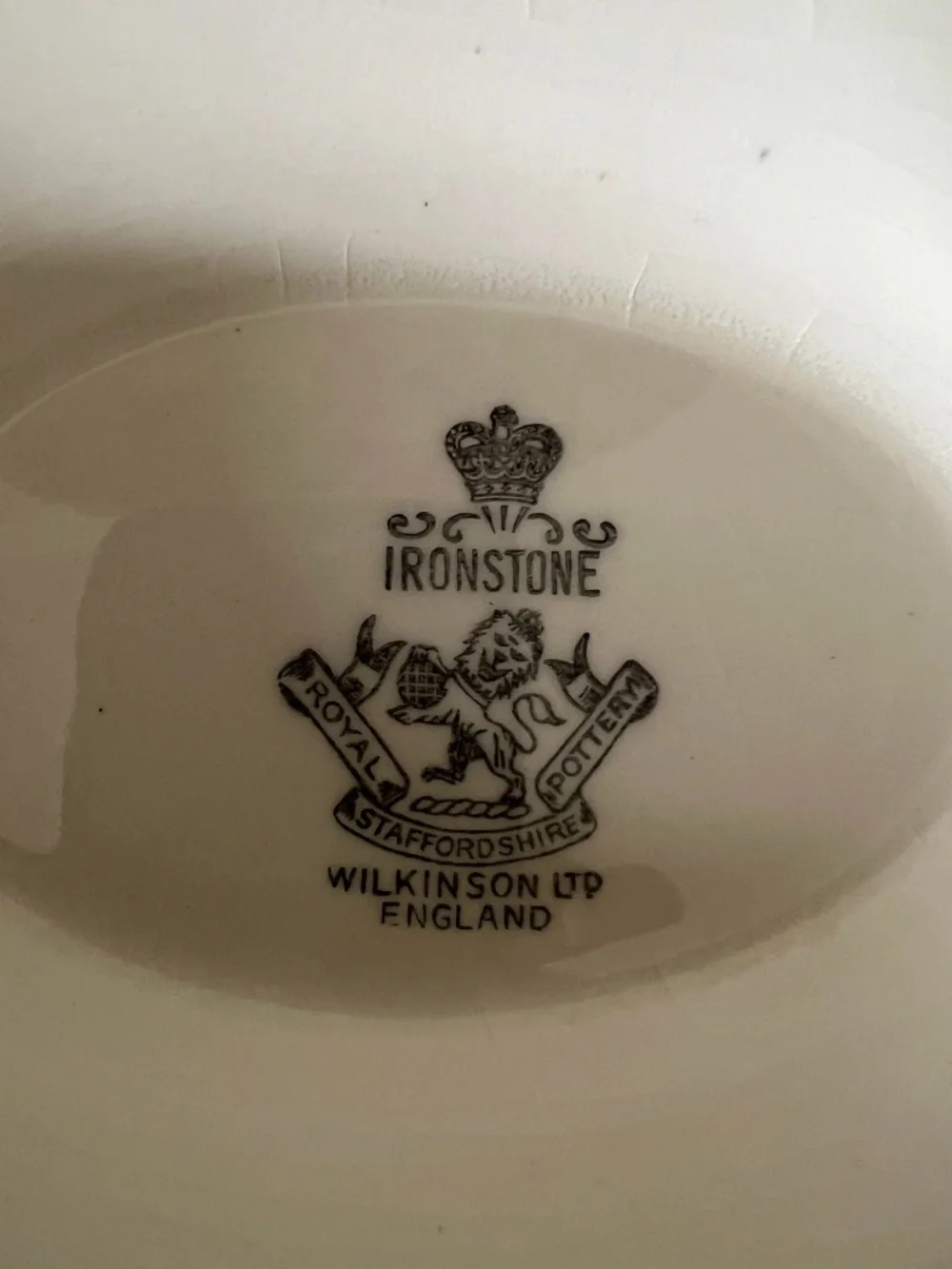 Antique Royal Staffordshire Ivory Ironstone Full Size Soup Tureen 4 Piece Set
